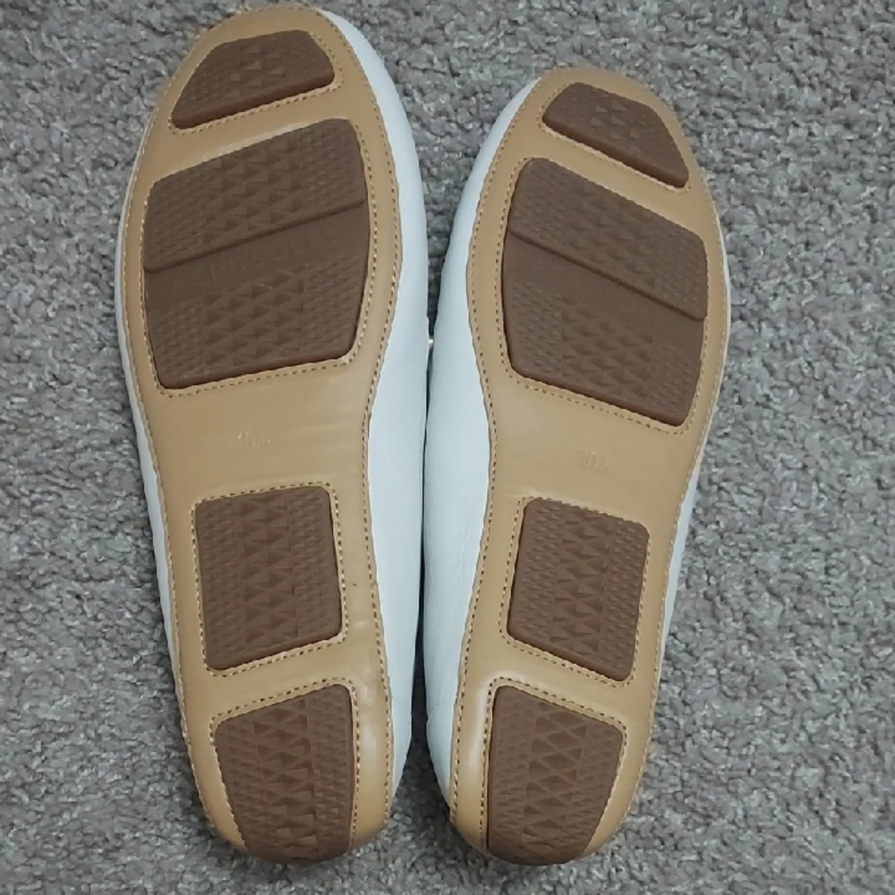 White Leather Loafers - Picture 4 of 4